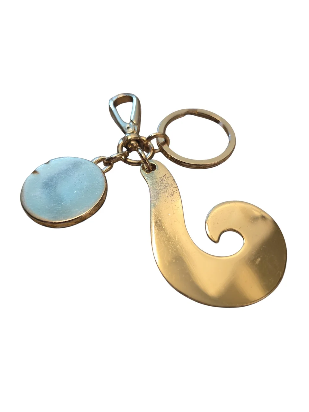 Gold Dr. Ilia Brooks Crystal-Embellished Keychain